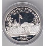 USA 1994 – Prisoner of War – silver dollar proof, BUNC, with certificate