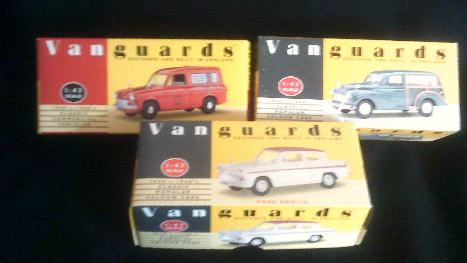 Lledo 1950's-1960's-(3) include Classic Popular Saloon Car - Ford Anglia VA1002-Classic Commercial