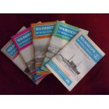 War Ships of World War II by Ian Allan Publishers, five copies; Part 1: Capital Ships, Part 4: