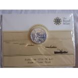 Great Britain 2014-Twenty Pounds-BUNC- WWI centenary, silver Royal Mint pack and certificate