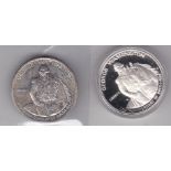 USA 1982S Half Dollar- .900 George Washington, mintage 4,894,458-second one in a sleeve 1982D,
