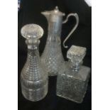 Mixed Lot - of vintage decanters- good sorting lot approx 10