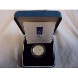 Great Britain 1994-Scottish Lion One Pound Silver Proof, Royal Mint case and certificate