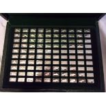 Great Britain-One hundred greatest cars collection-of 100 mint silver proof ingots-boxed-John