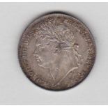 1825 George IV Shilling-Extremely fine, S3811