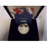 Great Britain 2004-£5 Silver Proof ‘Entente Cordiale’ 100th Anniversary Royal Mint box and