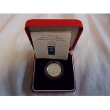 Great Britain 2001-One Pound Northern Ireland silver proof, Royal Mint box and certificate