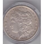 USA 1889 Morgan Dollar- .900 silver, KM 110, VF