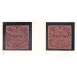 Kirillov - Novgorod Province 1871 C1 2k x 2 m/m black on brick red (2)