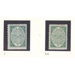 Podolsk - Moscow Province 1871 C1 m/m; C1a 5k green m/m (2)