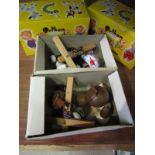 PELHAM PUPPETS, original boxed Bengo and Cat