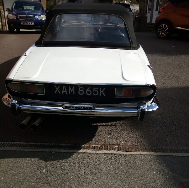 1972 TRIUMPH STAG V8 3 litre engine, 4 speed gearbox with overdrive, Tax & MOT exempt, lots of - Image 10 of 11