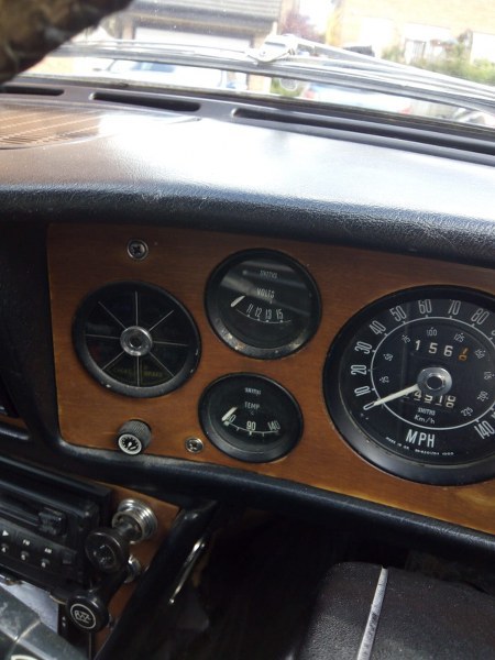 1972 TRIUMPH STAG V8 3 litre engine, 4 speed gearbox with overdrive, Tax & MOT exempt, lots of - Image 4 of 11