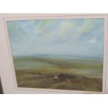 KEN HILDREW, watercolour, "Cornish Landscape", 11.5" x 14"