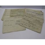 ANTIQUE DOCUMENTS, collection of 6 manuscript property documents mainly relating to Islington from