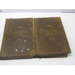 HORSE RACING, 2 pictorial bound volumes, "Racing Illustrated" for 1896