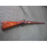 ANTIQUE FIREARM, 19th Century percussion rifle