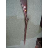 ANTIQUE FIREARM,19th Century percussion rifle with London Proof