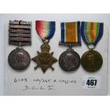 MILITARIA, DCLI medal group including QSA with 5 bars South Africa 1902, South Africa 1901,