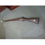 ANTIQUE FIREARM, early 19th Century London Proof percussion rifle