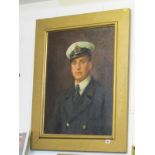 HENRY SCOTT TUKE (1858-1929), signed oil on canvas, dated 1923 "Portrait of Captain Robert Seton