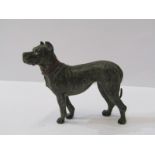 COLD PAINTED BRONZE, figure of Great Dane, 2.5" height.