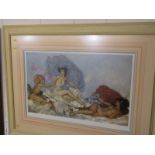 W RUSSELL FLINT, limited edition colour print "Trio of Nudes", 16" x 26"