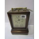 FRENCH BRACKET CLOCK, rosewood cased bracket clock with mother-of-pearl and brass inlay depicting