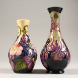TWO SMALL VASES 2014. 6.5ins and 5.5ins high.