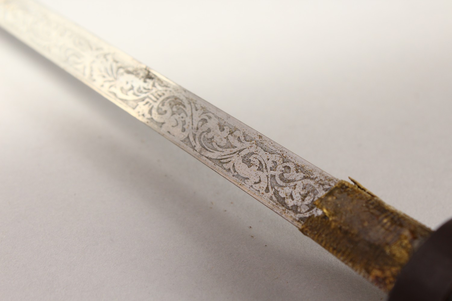 A 19TH CENTURY BAMBOO DAGGER CANE, with ivory pommel. 37ins long. - Image 8 of 10