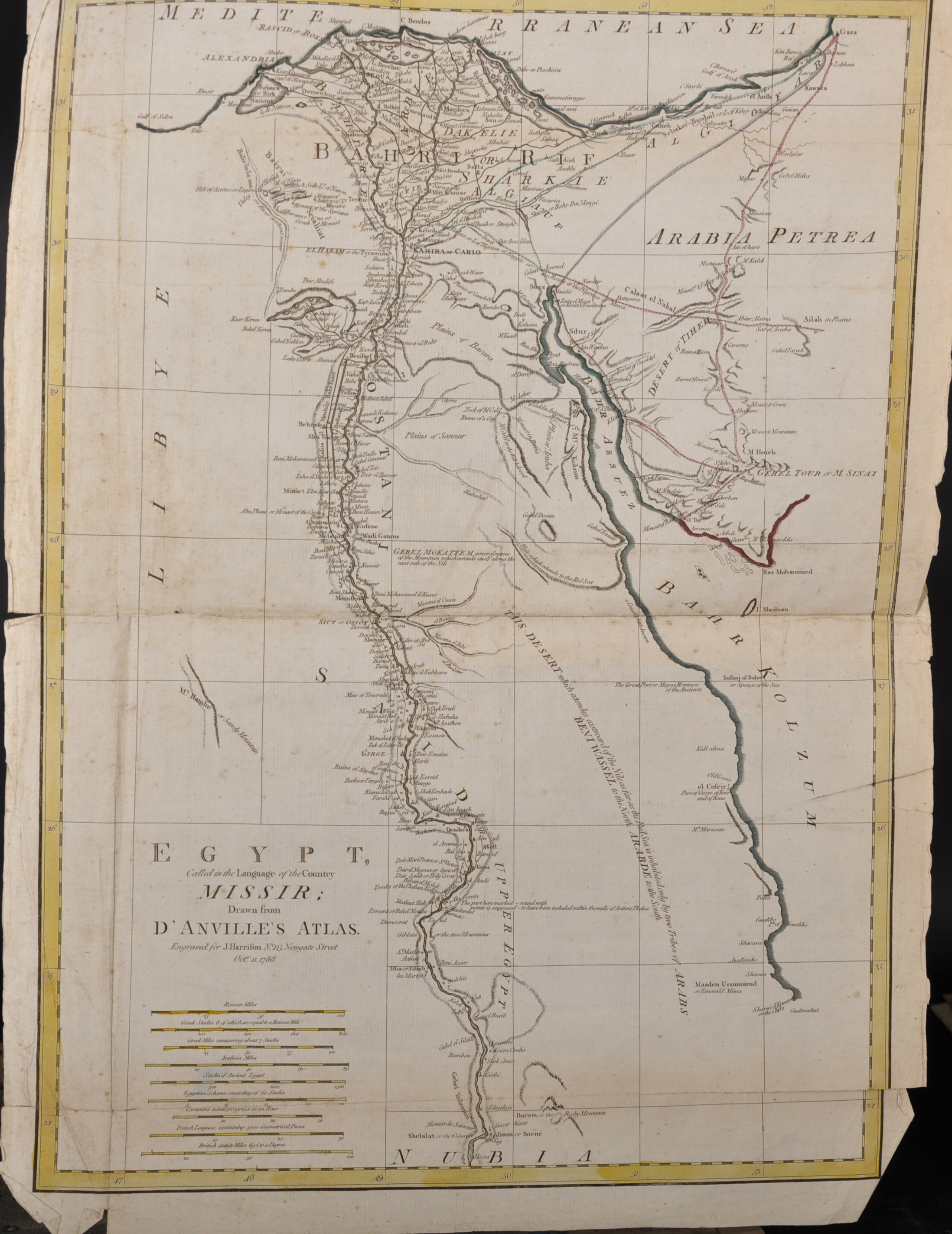 Willem Kip (16th - 17th Century) British. "Penbrok", Map, Unframed, 10.75" x 13.25", and another - Image 3 of 3