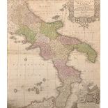 18th Century Italian School. "Neapolis Regnum", Map, Unframed, 23" x 19.5".