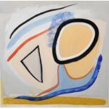 Circle of Terry Frost (1915-2003) British. An Abstract Form, Mixed Media, 16" x 16".