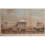 After James Pollard (1792-1867) British. "The New General Post Office, London 1829", Engraving, 13.