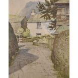 Alfred Heaton Cooper (1864-1929) British. "Dove Cottage", Lithograph, Unframed, 9" x 7".