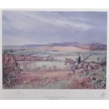 John King (20th - 21st Century) British. "The Vantage Point - the Morpeth", Lithograph, Signed in
