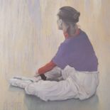 Philip Meninsky (1919-2007) British. "Rina Roncaglia", Young Dancer watching Rehearsals, Lithograph,