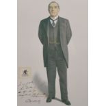 Sphinx (20th Century) British. A Portrait of the Duke of Queensborough, standing full length,