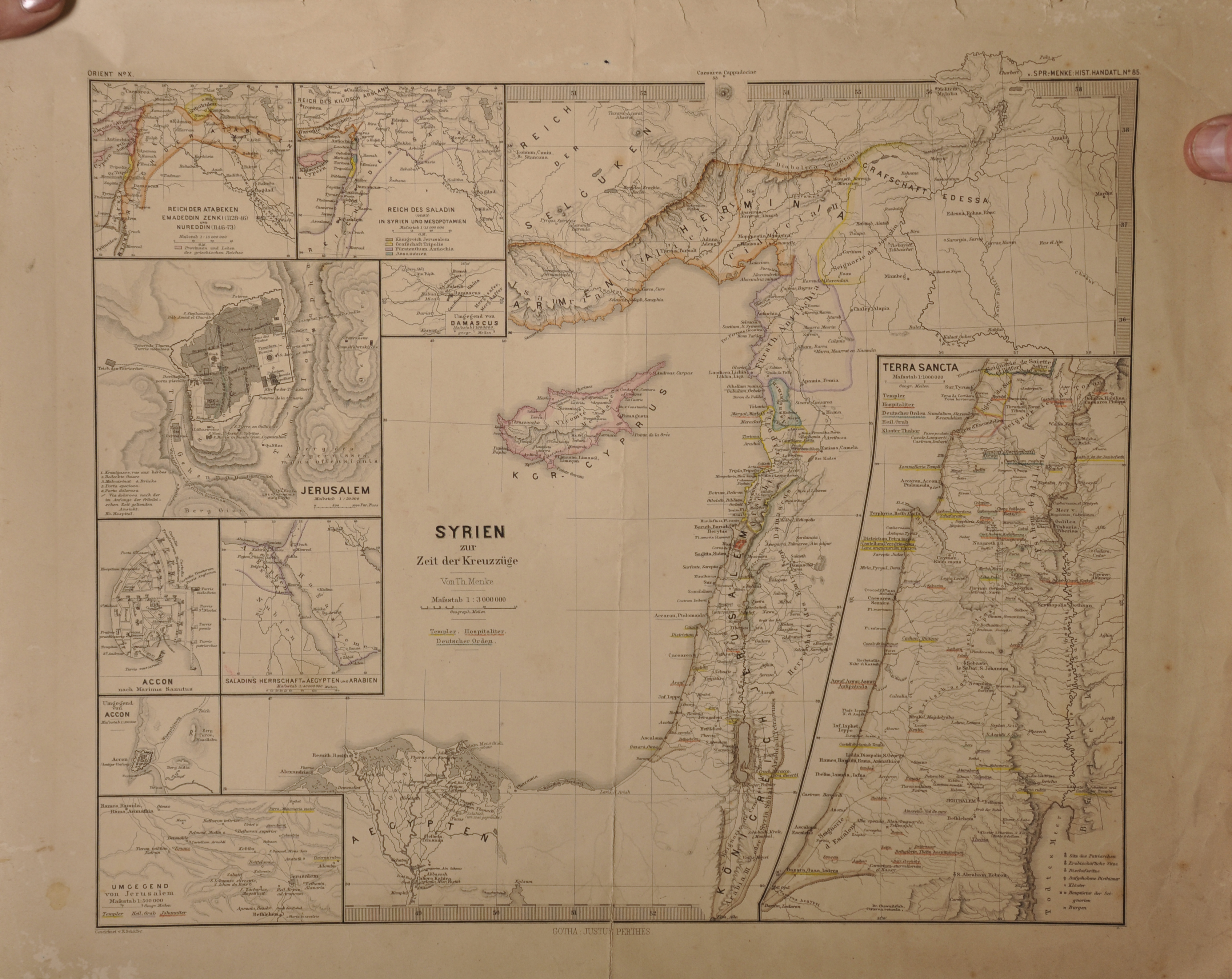 19th Century English School. "North Africa/ South Africa", Map, Drawn and Engraved for Thomson's New - Image 9 of 12