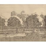 Walter Richard Sickert (1860-1942) British. "Sussex Place, Regents Park", Etching (Early State),