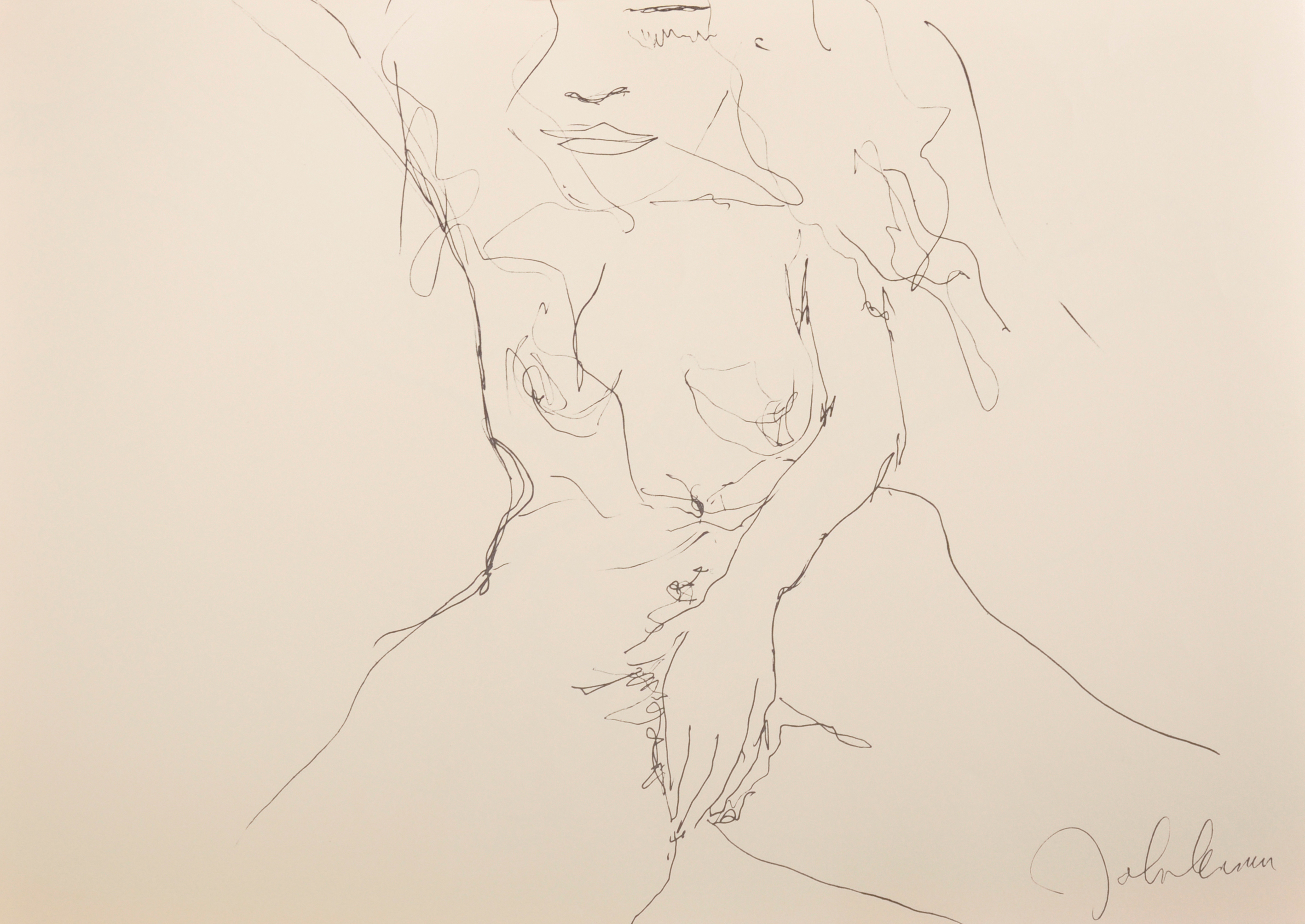 John Lennon (1940-1980) British. 'John Lennon and Yoko Ono, 1969-1980', a Sketch of a Couple in - Image 2 of 6