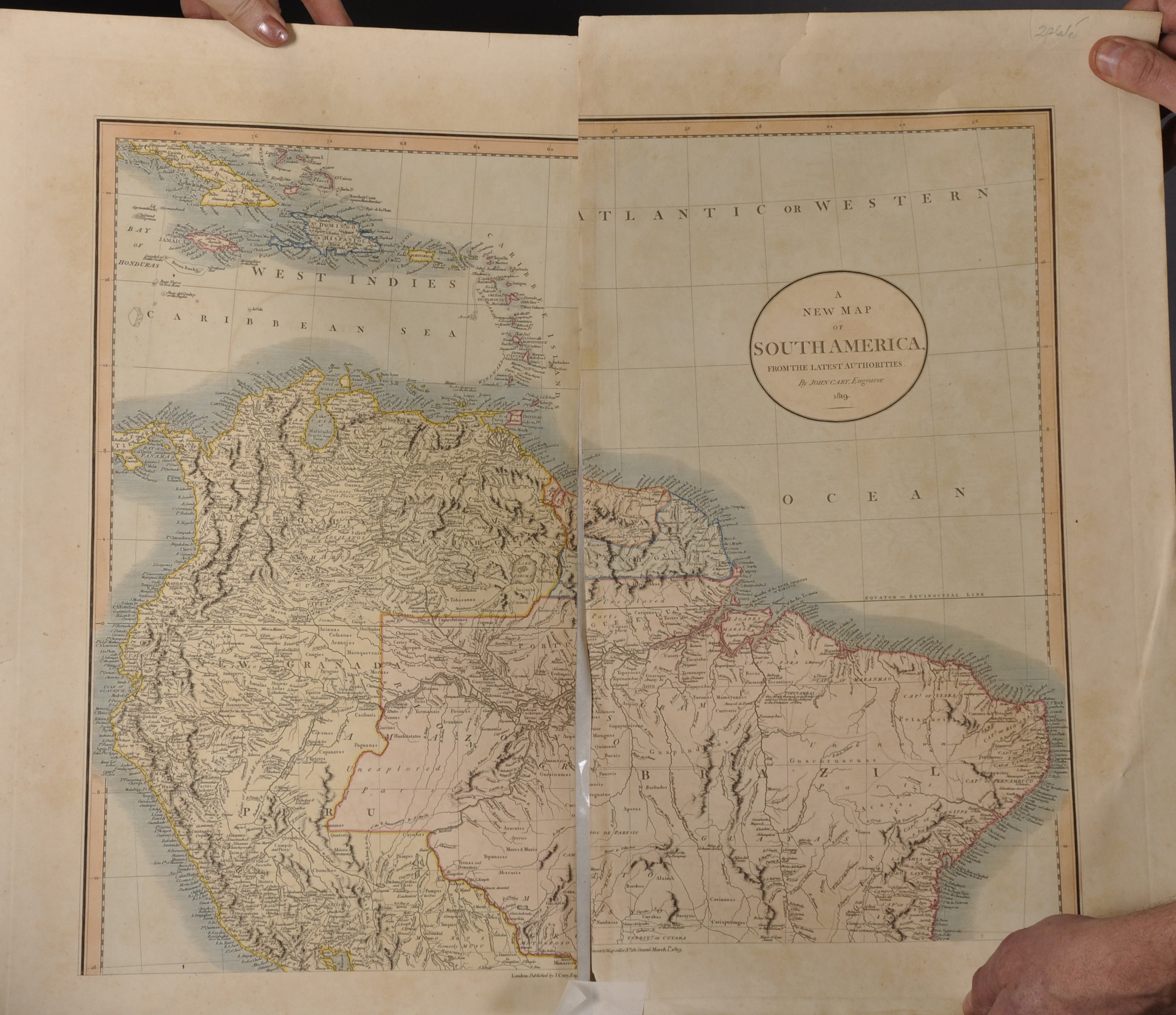 19th Century English School. "North Africa/ South Africa", Map, Drawn and Engraved for Thomson's New - Image 10 of 12