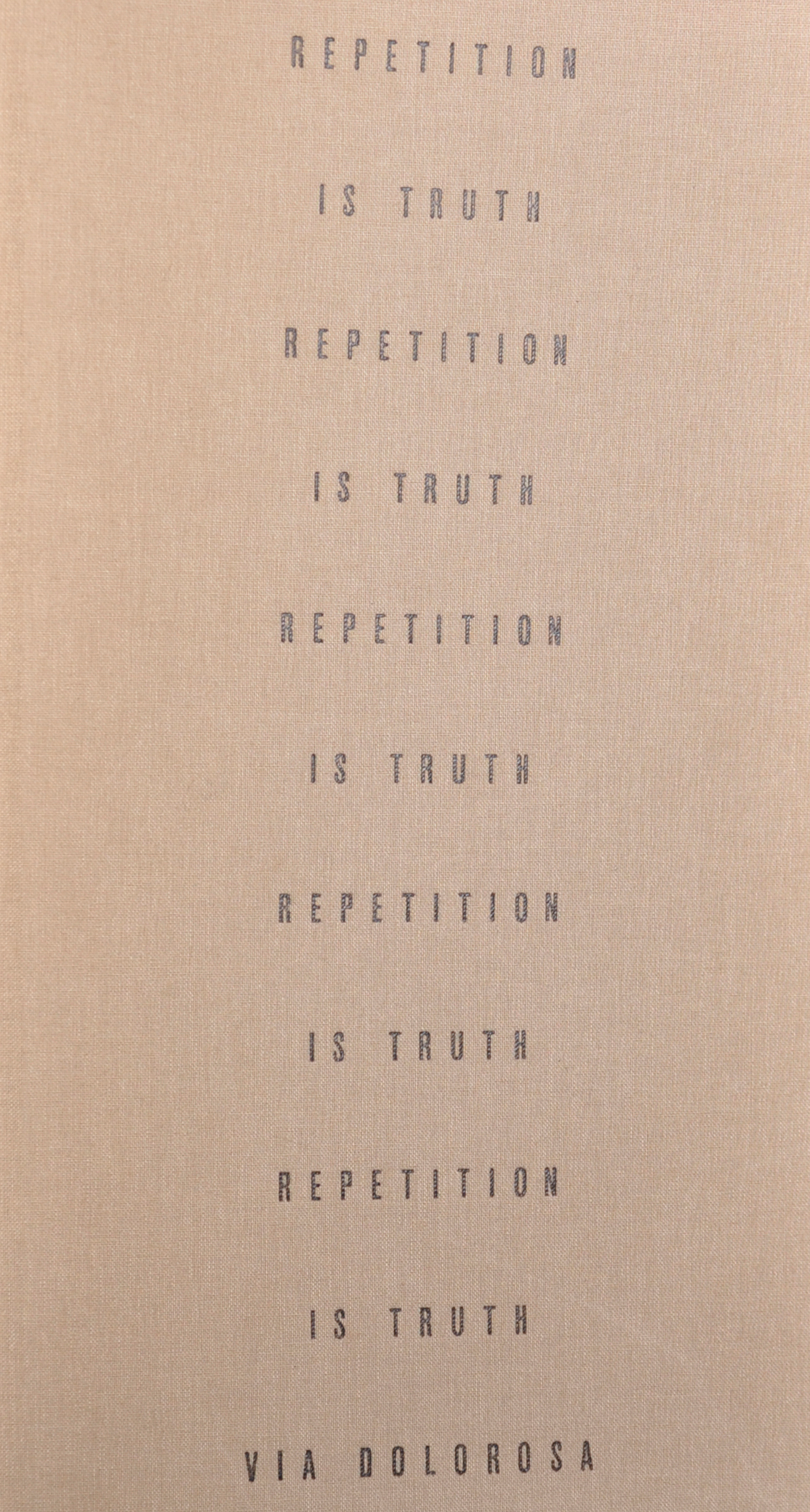 Rachel Howard (1969- ) British. "Repetition is Truth", Book, Signed and Inscribed 'to Loic, a very
