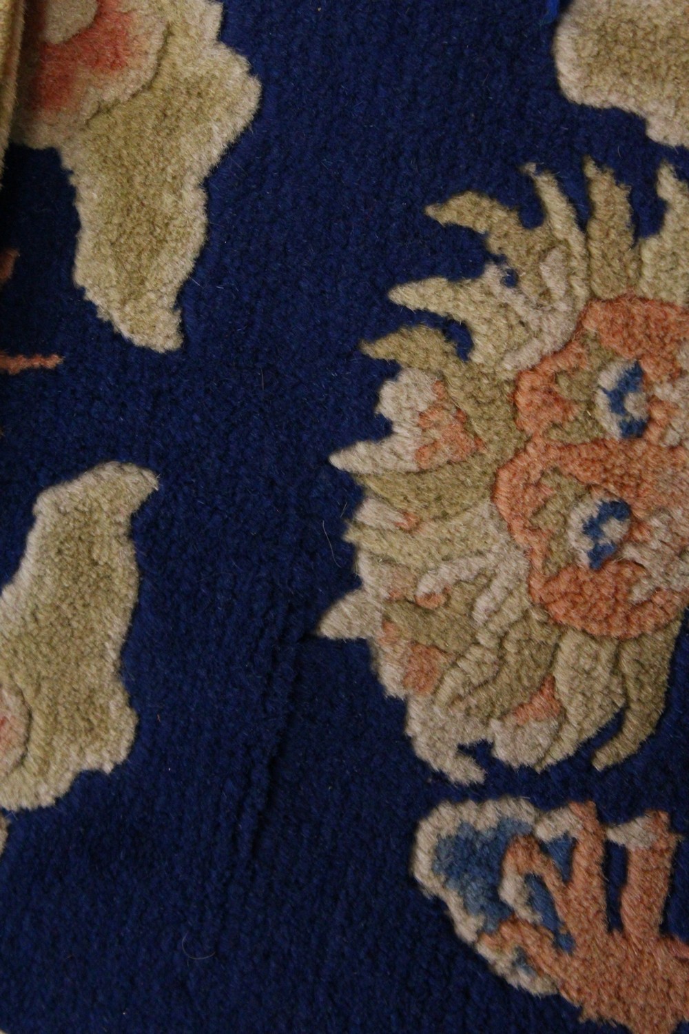 A CHINESE RUG, with blue ground and dragon motifs. 5ft x 2ft 4ins. - Image 4 of 6