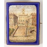 A GOOD ITALIAN MICRO MOSAIC BROOCH. 3.5cms x 3cms.