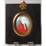 THOMAS REDMOND (1745-1785) PORTRAIT OF JOHN MURRAY, 3RD DUKE OF ATHOLL, wearing a red coat and a