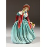 A ROYAL DOULTON PORCELAIN GROUP, "LADY CHARMIAN", No. HN1948. Issued 1940-1973. 20cms high.