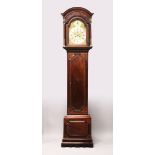 A GOOD GEORGE III MAHOGANY CASED LONGCASE CLOCK, with eight-day movement by DODDS, LONDON, with