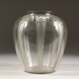 A LALIQUE VASE "CARNATIONS". Impressed R. LALIQUE. No. 924. 20cms high. Illus. page 422 R. Lalique