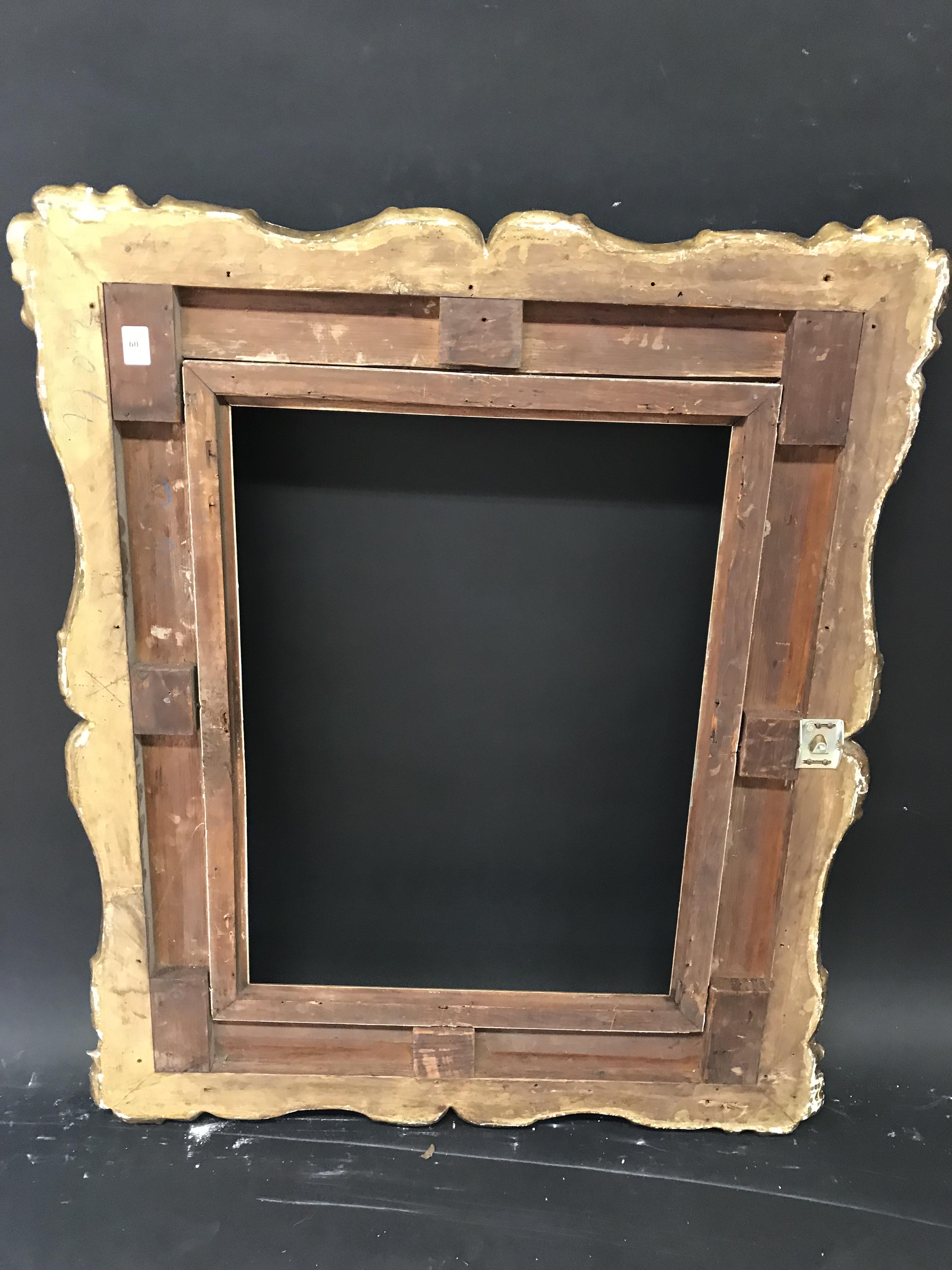 19th Century English School. A Gilt Composition Frame, with Swept Centres and Corners, 24" x 18" ( - Image 3 of 3